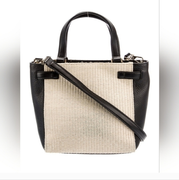 Kate Spade Houston Street Straw Totebag NWOT - Picture 2 of 15